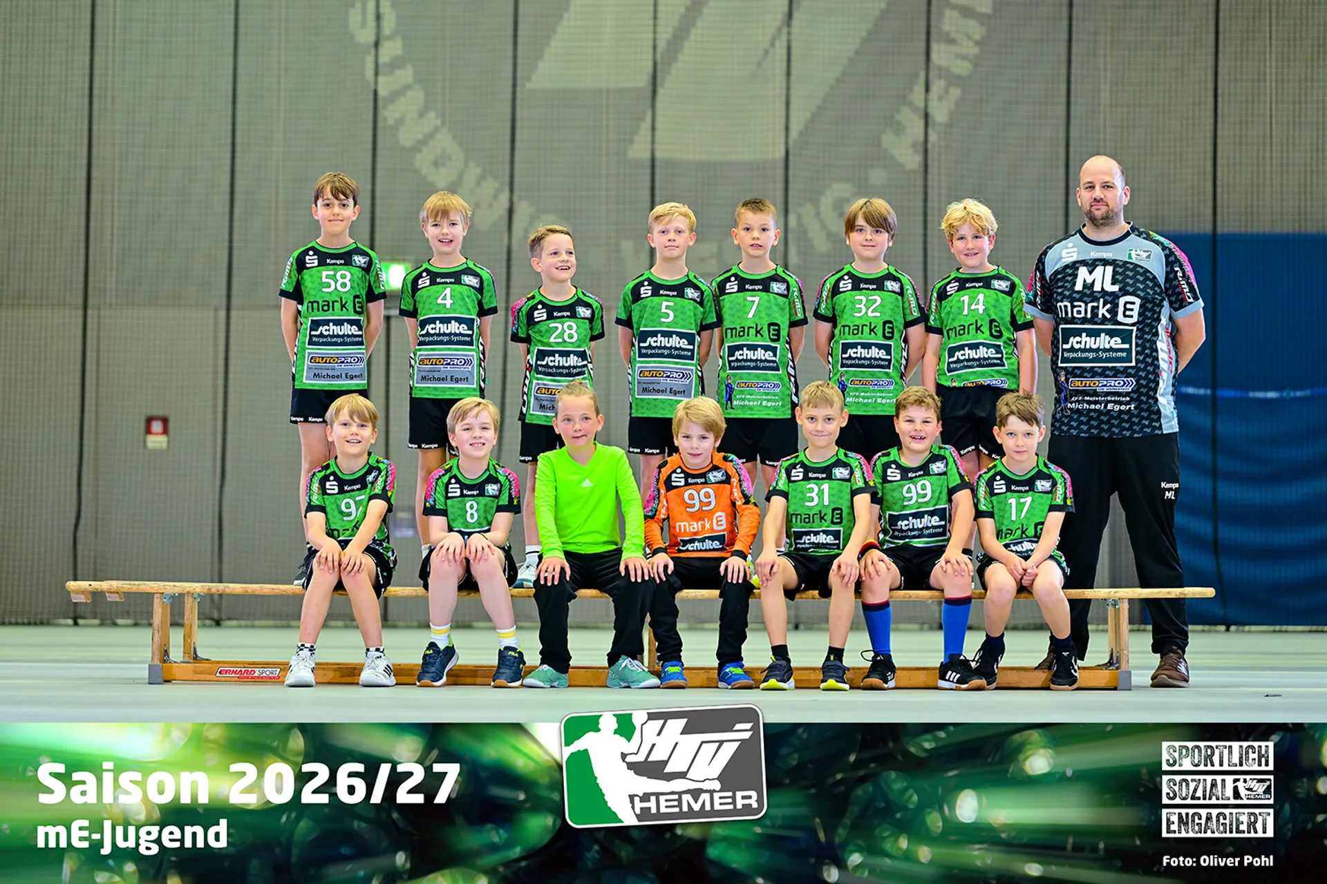 Mannschaftsfoto mE-Jugend 2016/2017