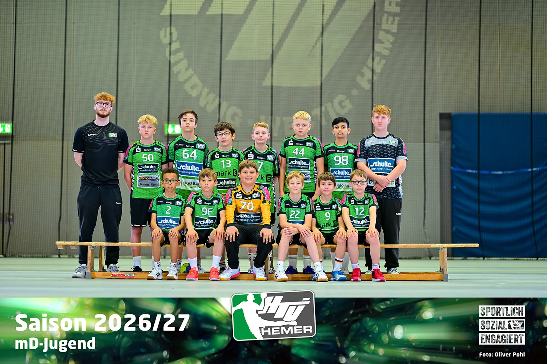 Mannschaftsfoto mD-Jugend 2014/2015