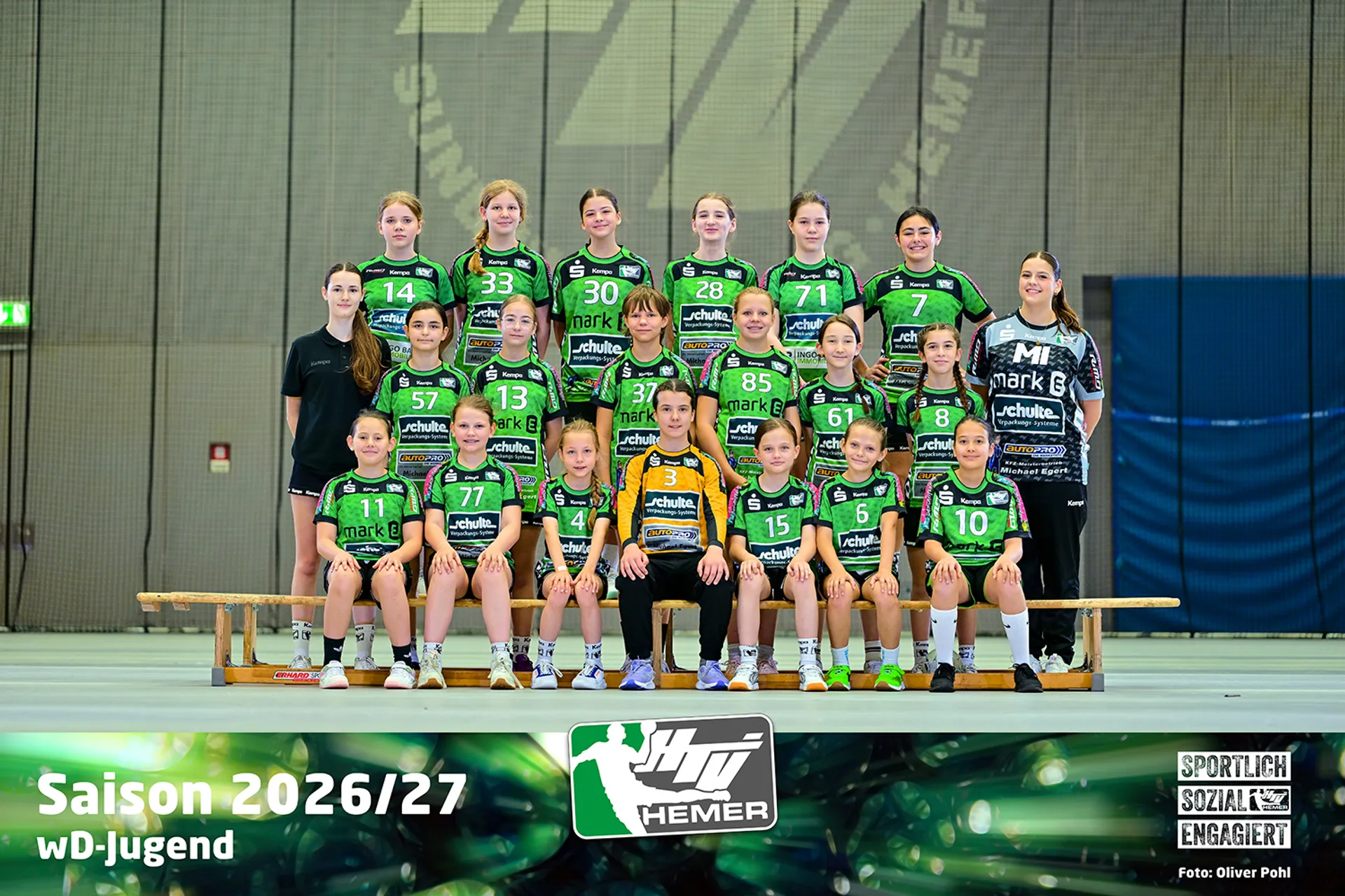 Mannschaftsfoto wD-Jugend 2014/2015