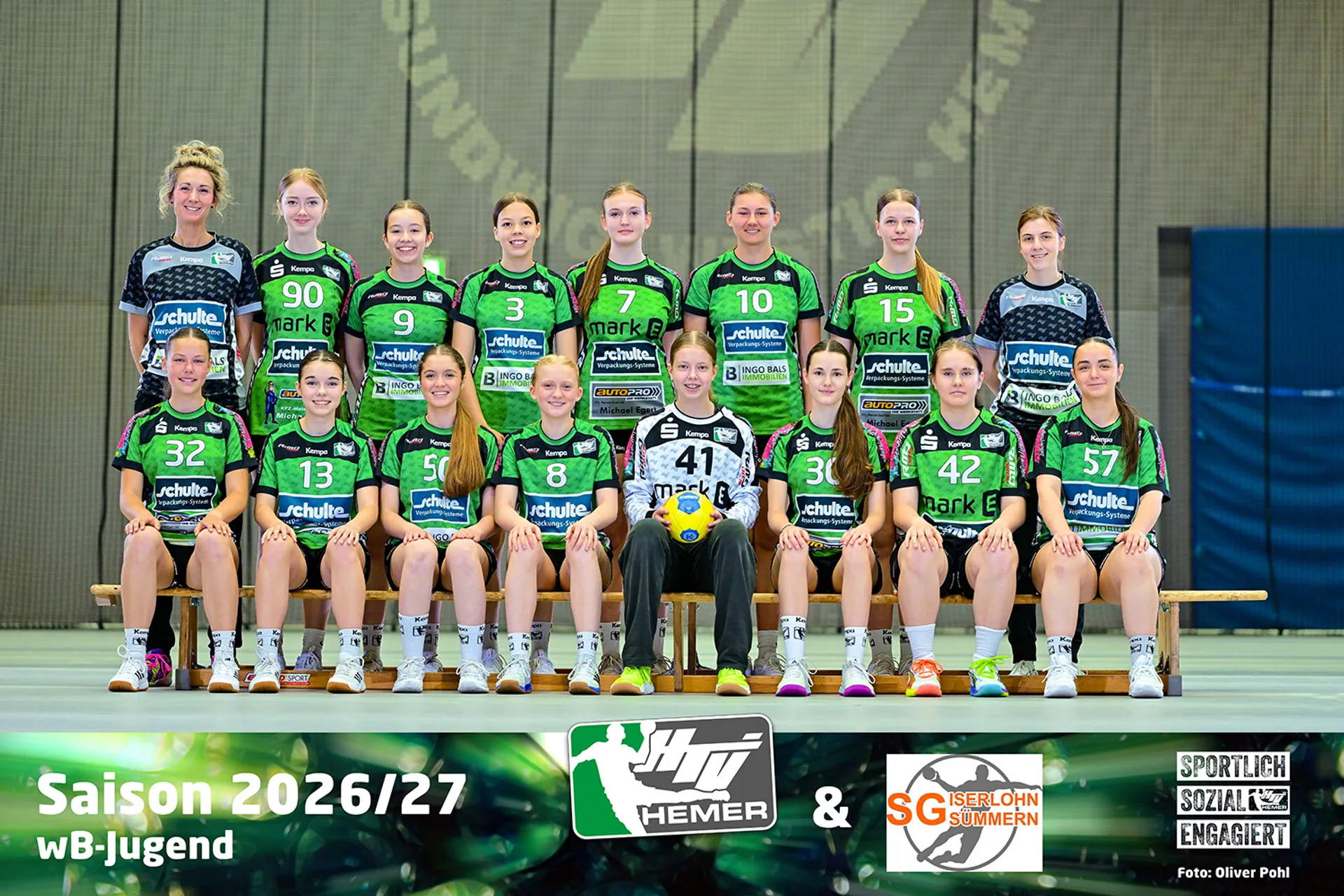 Mannschaftsfoto wB-Jugend 2010/2011