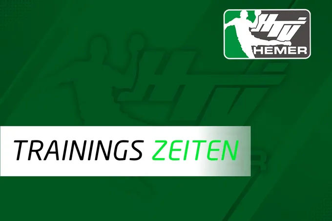 Trainingszeiten