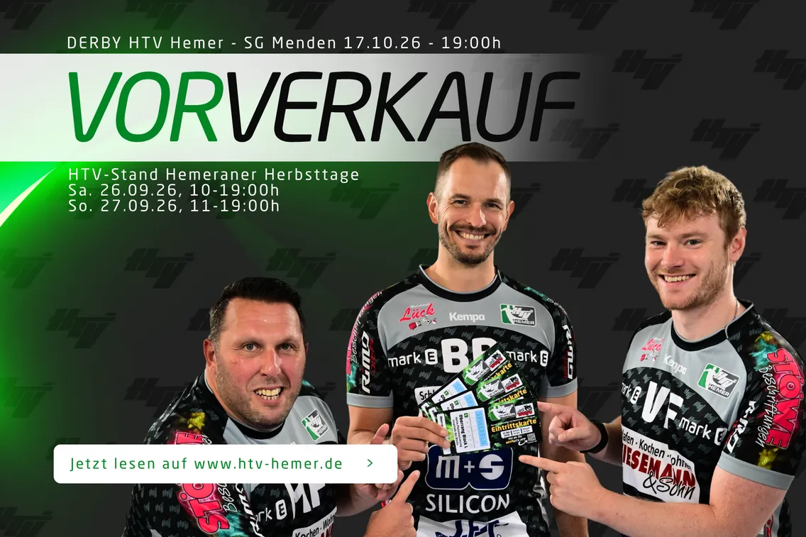 Foto zum Newsartikel Vorverkauf DERBY am HTV-Herbsttage-Stand