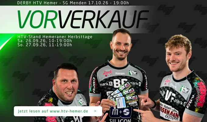 Vorverkauf DERBY am HTV-Herbsttage-Stand